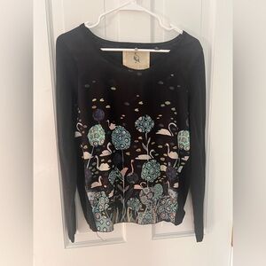 Anthropologie Michelle Moran Wild Swan top